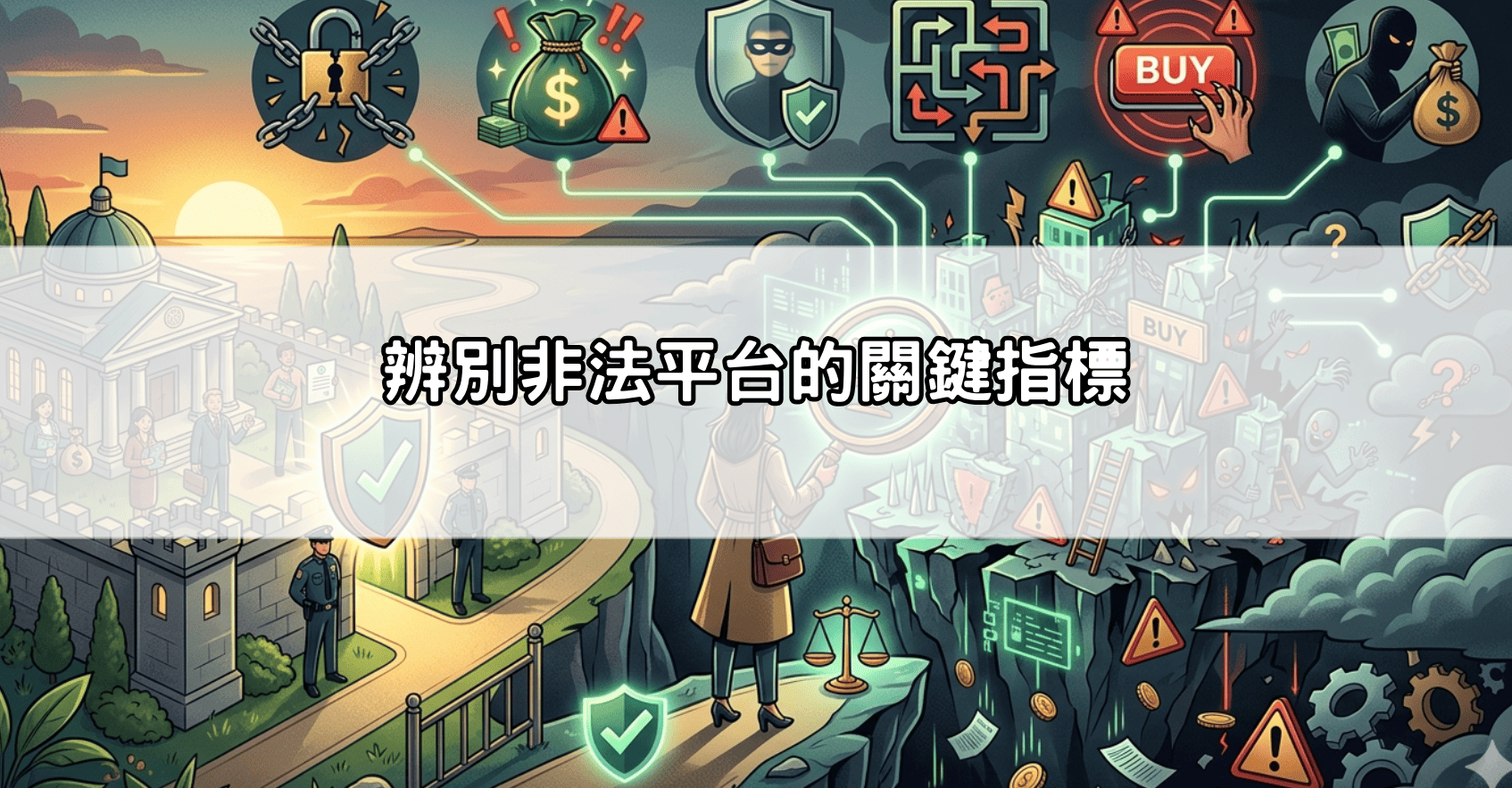 辨別非法平台的關鍵指標